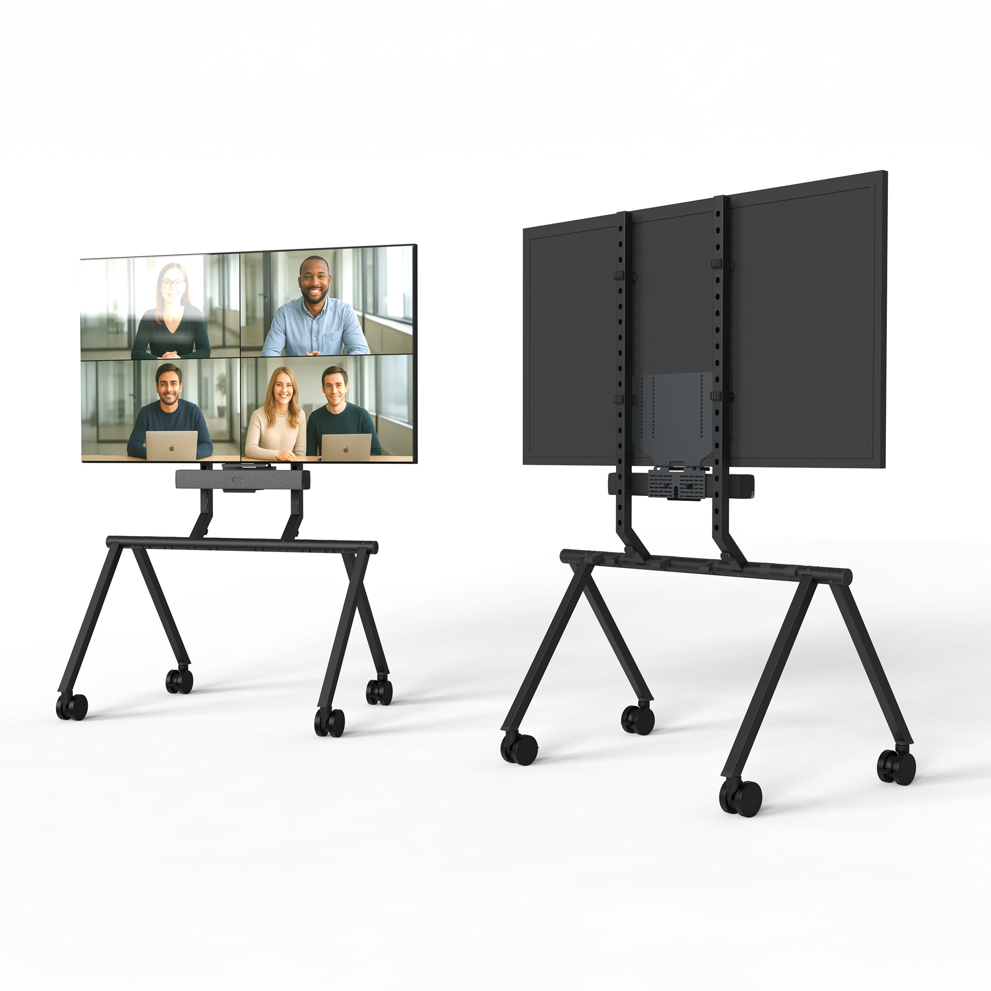 Heckler VESA Mount for Video Bars, adjustable depth mechanism detail
