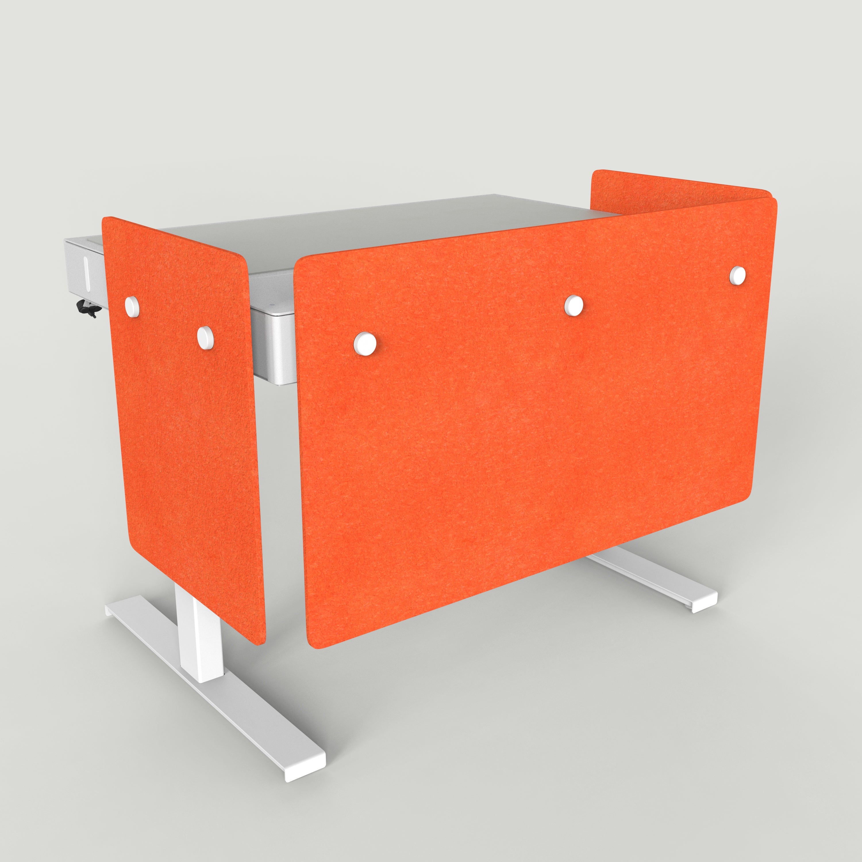 Standard Modesty Panel Set for Heckler Lectern 4U in Aries finish.