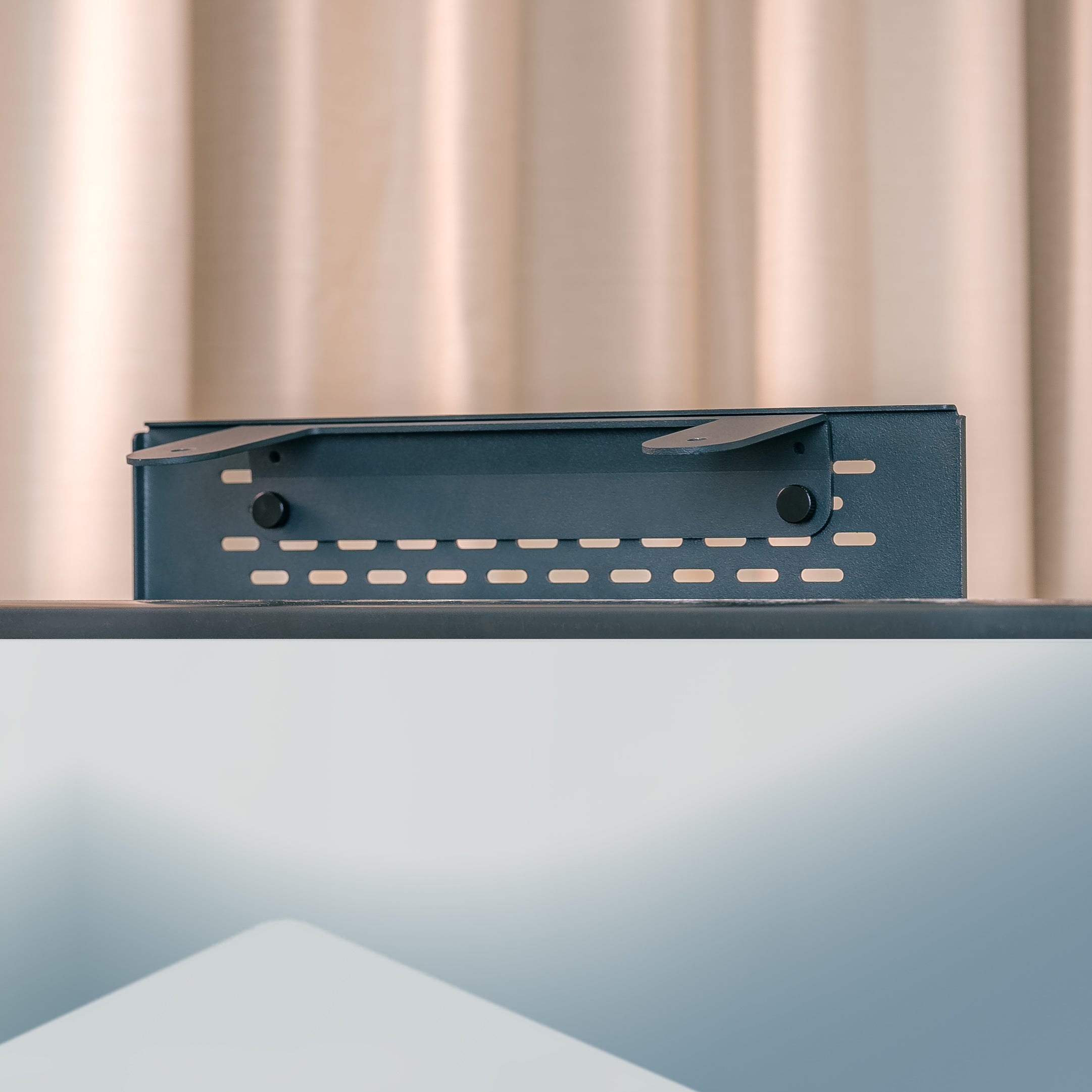 Cart Mount for Logitech Rally Bar — product detail showing color-matched finish