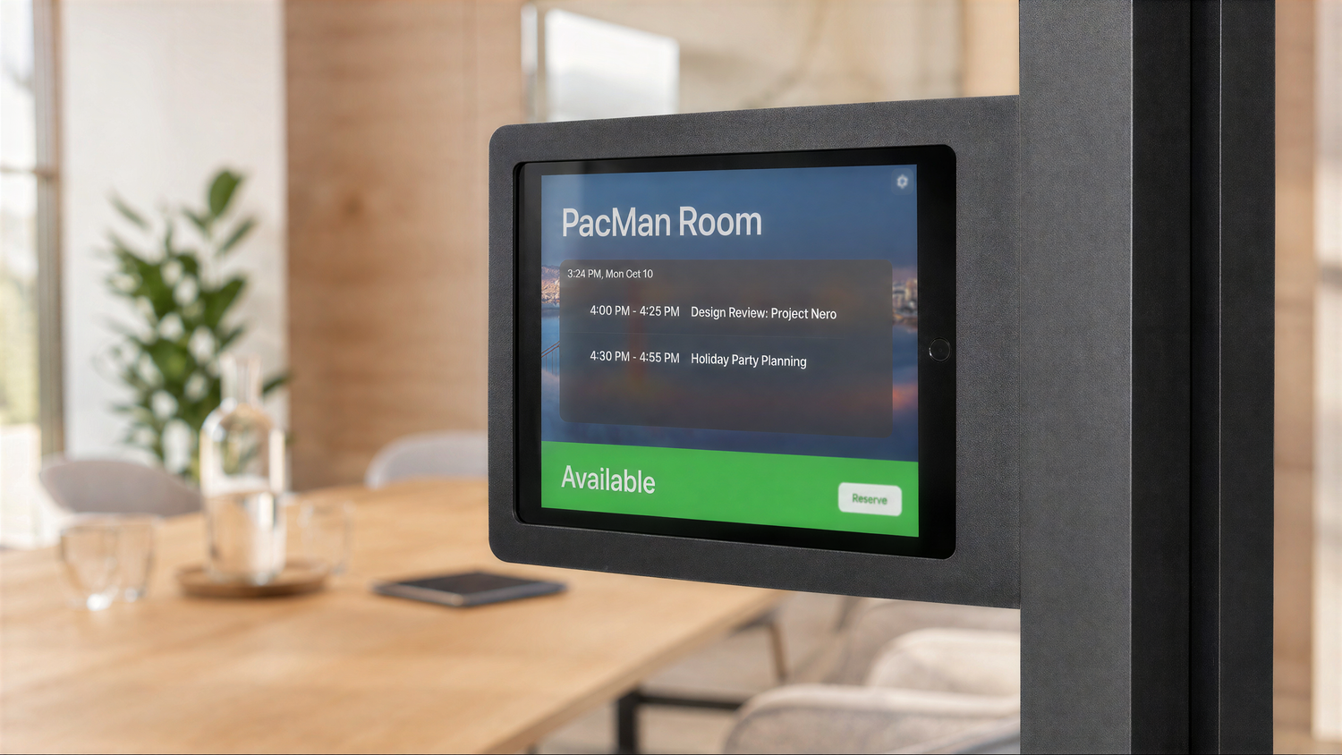 Side Mount for iPad 10.2-inch installed on a wall.