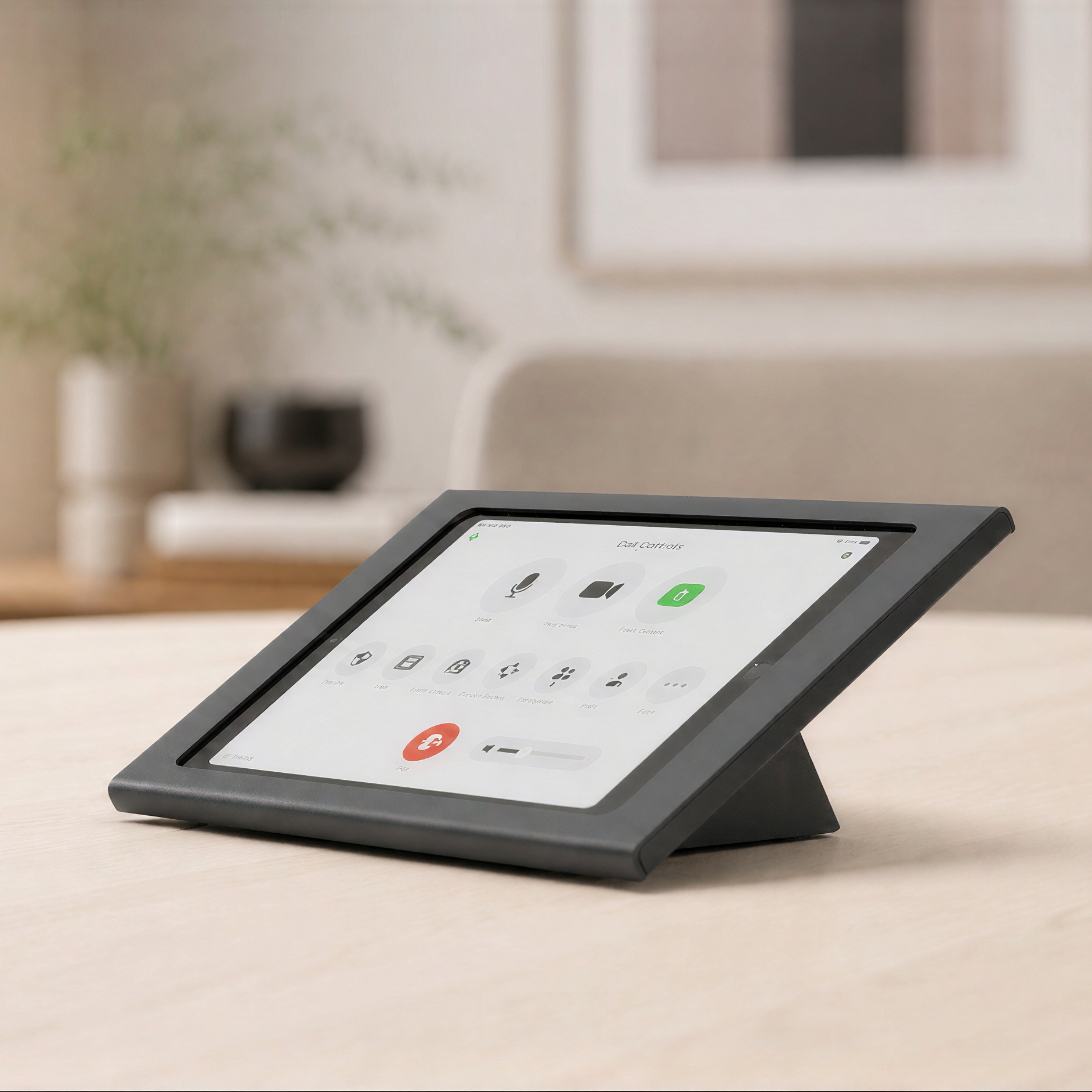 Zoom Rooms Console for iPad mini 6th and 7th Generation product view.