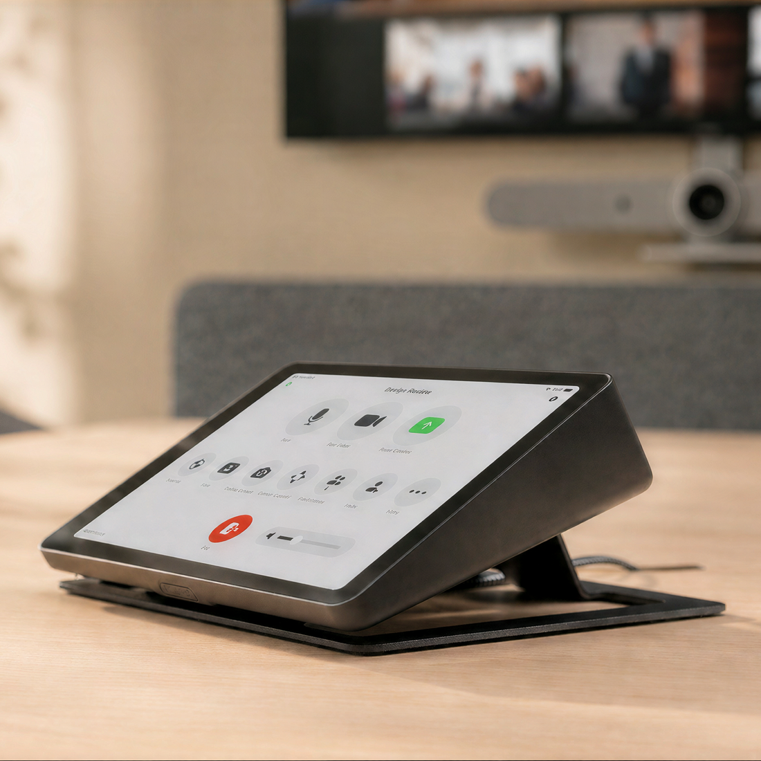 Stand for Logitech Tap product view.