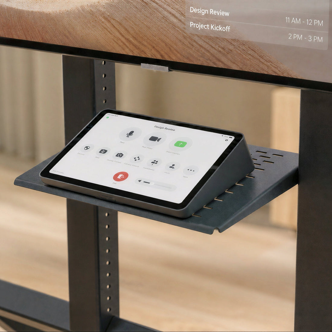 Control Shelf for Heckler AV Cart product view.