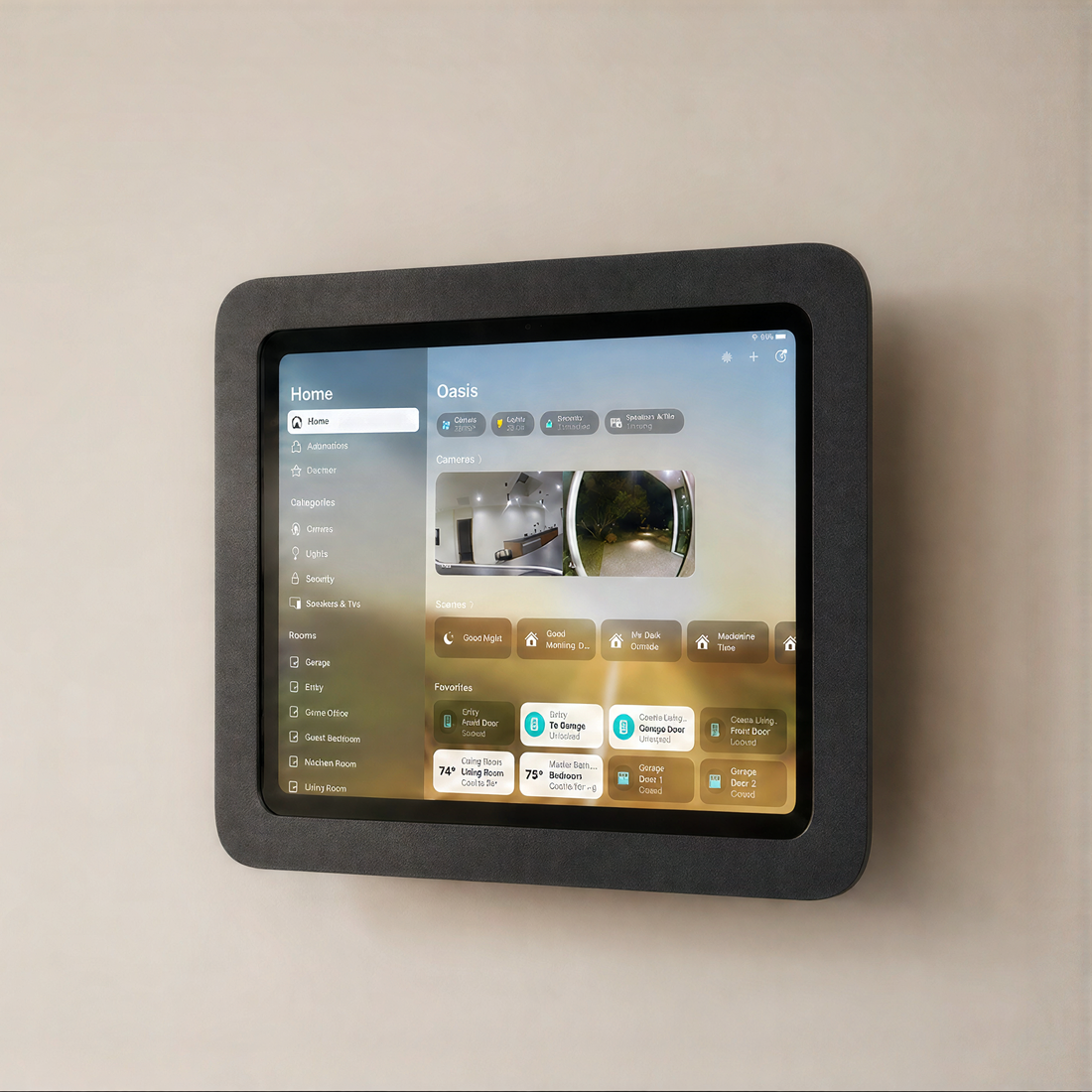 OnWall Mount for iPad 10th and 11th Generation product view.