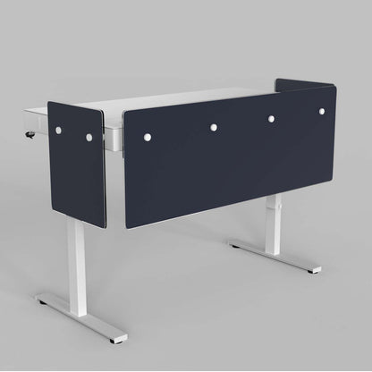 Premium Modesty Panel Set for Heckler Lectern 6U in Opaque Pantone PMS 282 C printed finish.