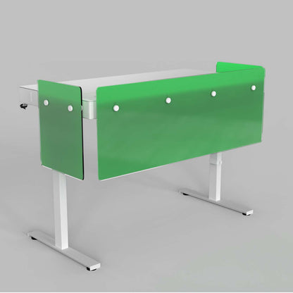 Premium Modesty Panel Set for Heckler Lectern 6U in Translucent Pantone PMS 354 C printed finish.
